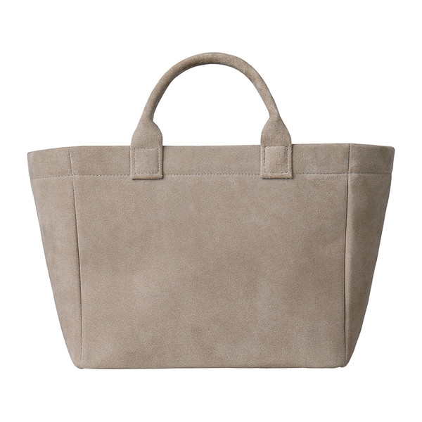 SWEDE LEATHER TOTE BAG/SAND BEIGE