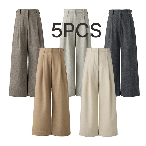 [PREMIUM] WINTER MERINO WOOL100 FLARE SLACKS / 5pcs